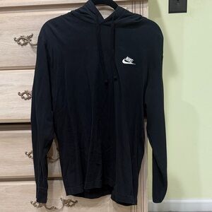 Nike Men's Black Pullover Hoodie